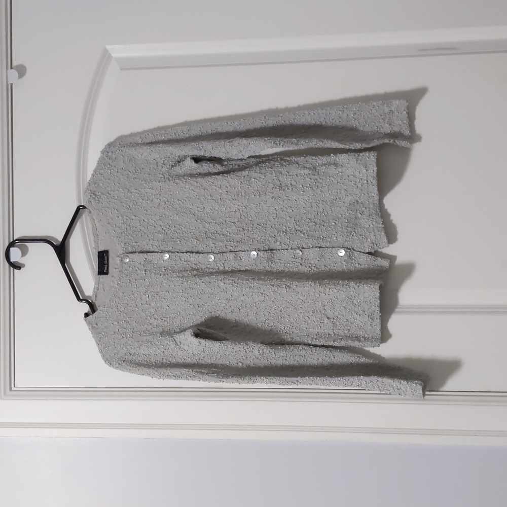 Front Street Light Grey Button Up
